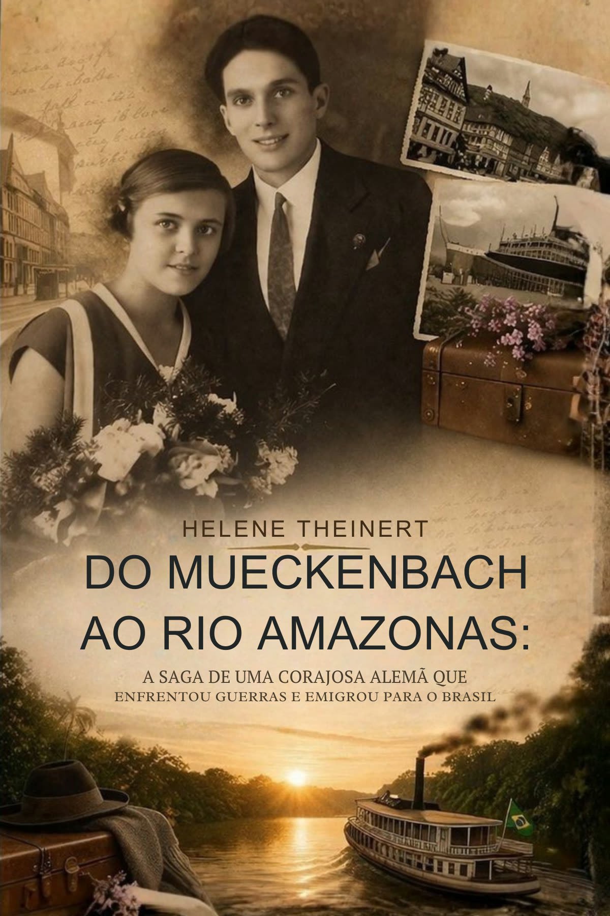 Capa do livro Do Mueckenbach ao rio Amazonas, de Helene Theinert